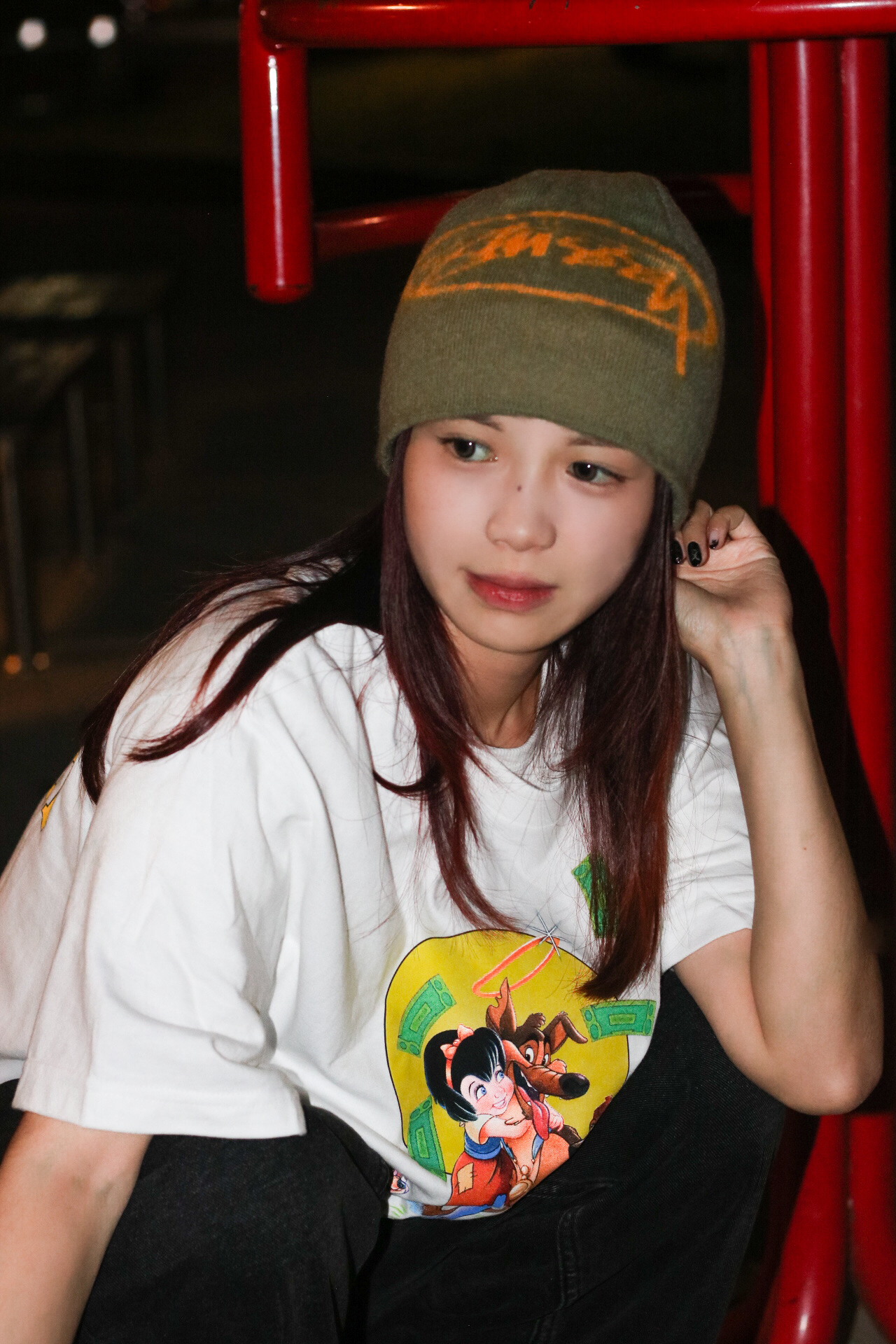 ☆ETW☆【EASY TO WEAR】STUSSY 25FW SKULLCAP BRUSHED OVAL STOCK 馬海毛 毛帽 冷帽