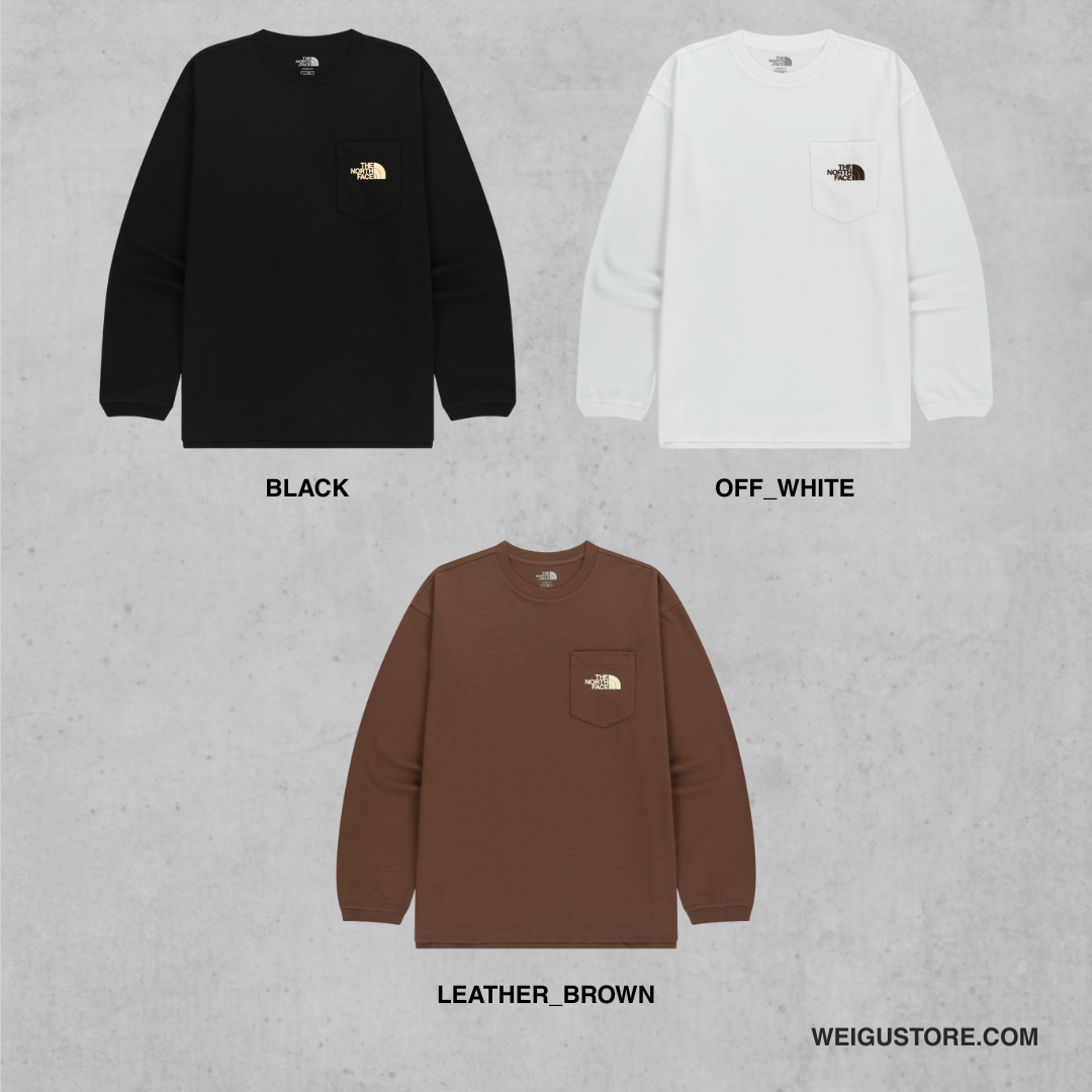 【預購】The North Face POCKET L/S R/TEE 口袋長袖T恤 NT7TR50