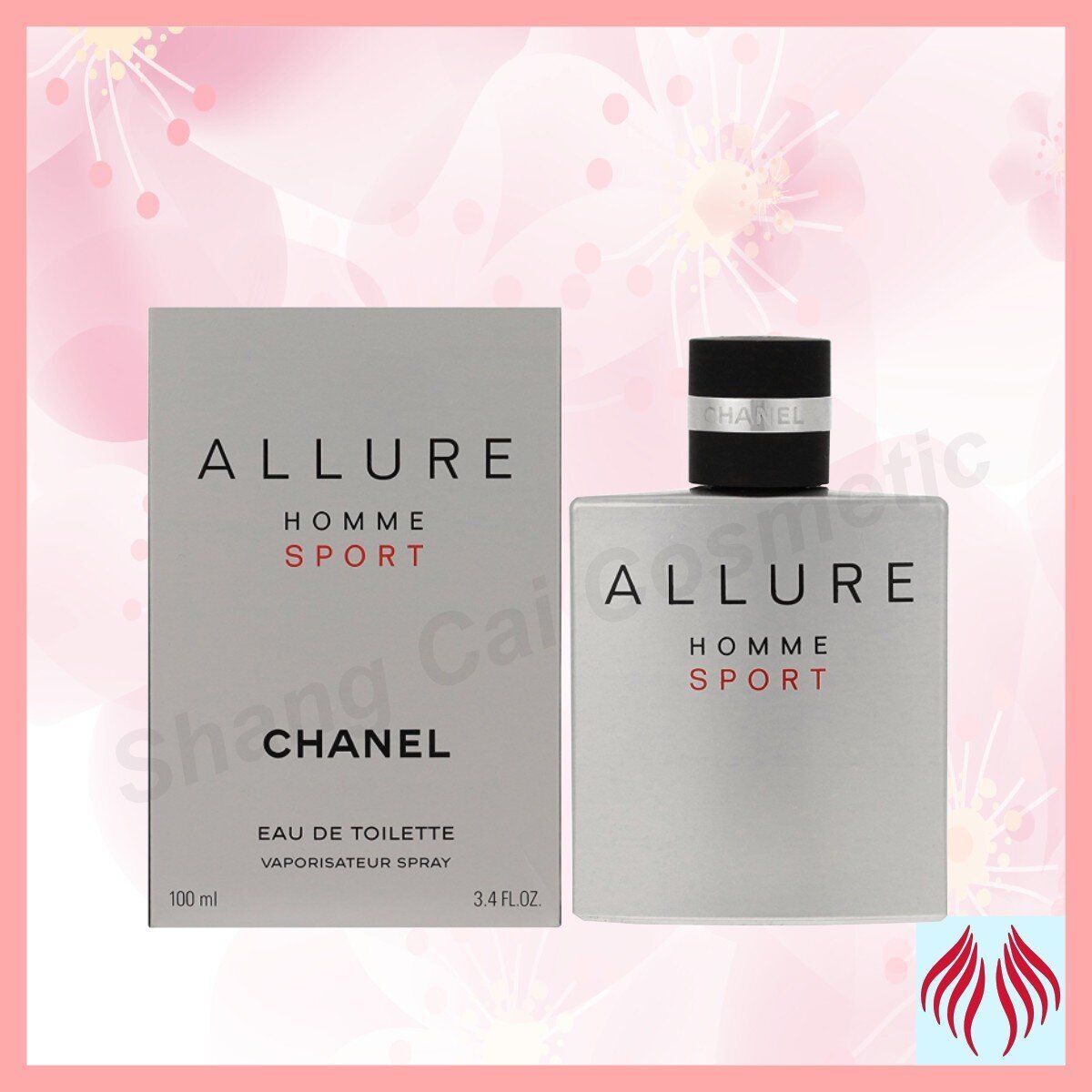 香奈兒 男士魅力運動香水100ml[平行進口3145891236309]