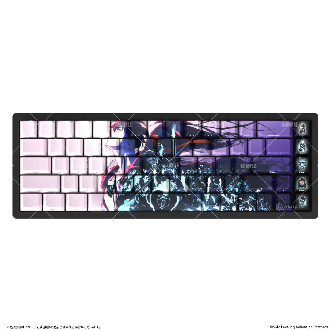 「ACG.GO」「預購」「我獨自升級」AMICIS Gaming Keyboard 65HE 英語配置