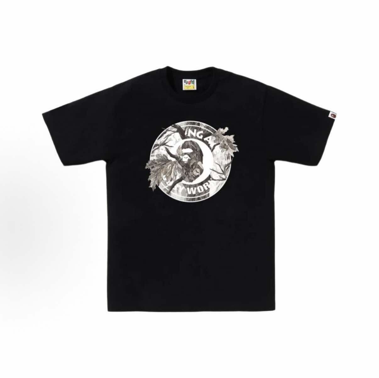 Bape FW25 樹紋圖案 TREE EDGE CAMO系列 短Tee