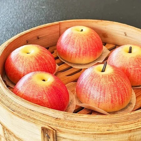 蘋果牛奶流沙包