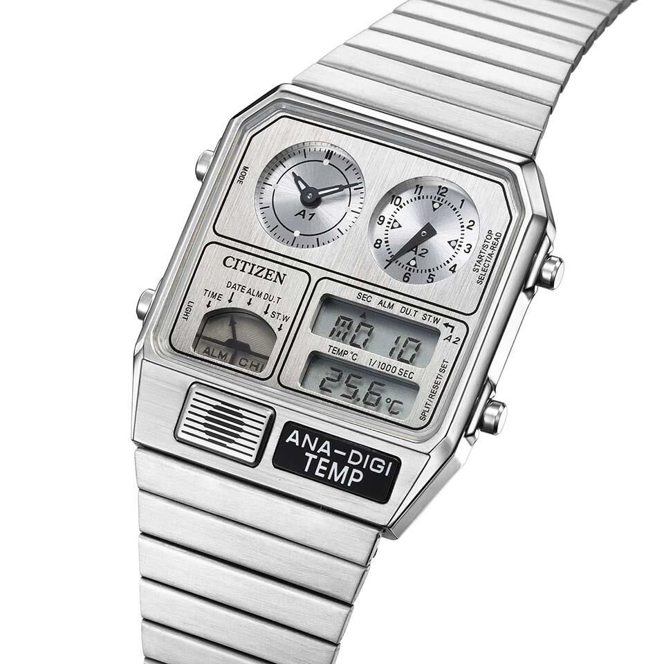 Citizen Ana Digi Temp Metallic Digital Watch  JG2101-51H