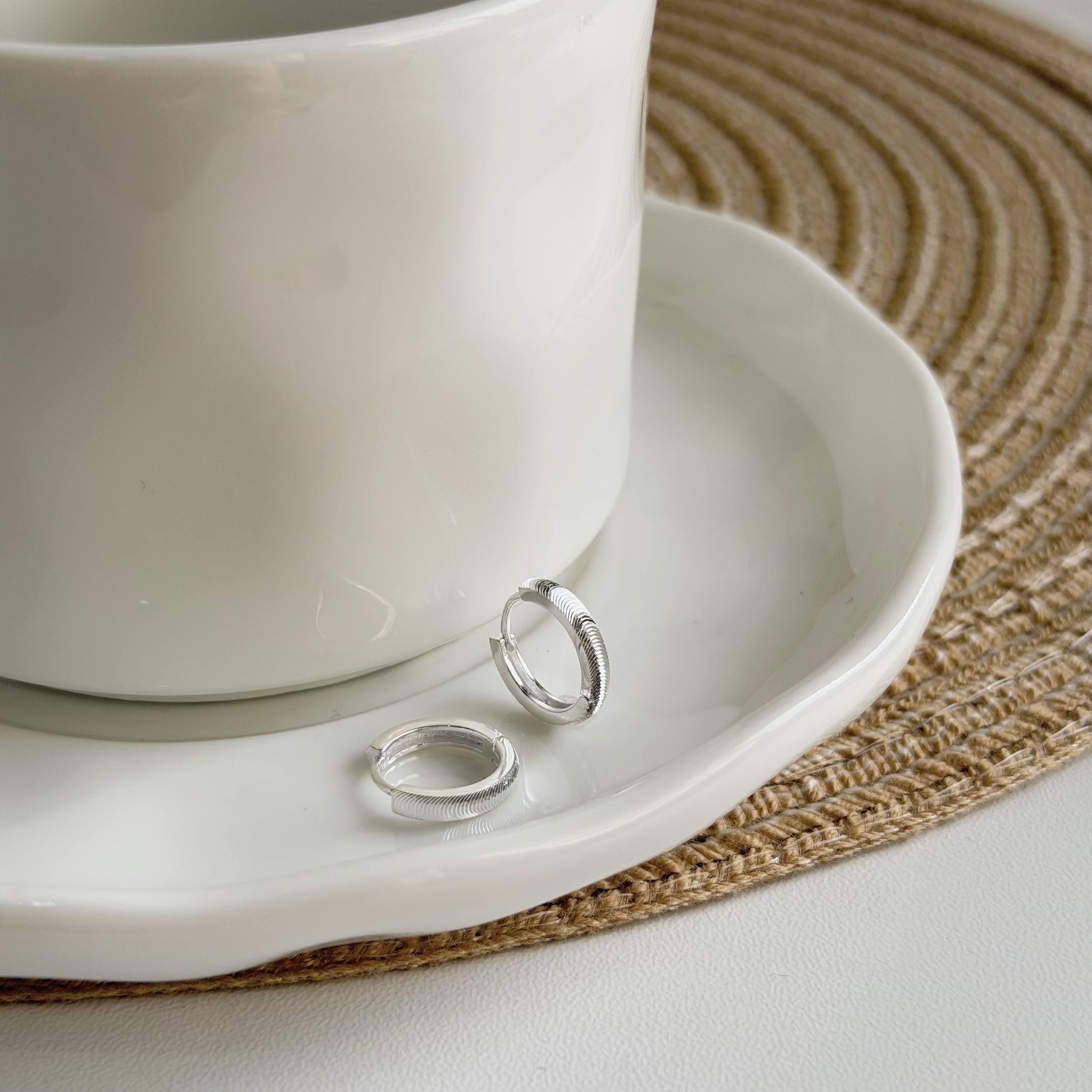 Y360弧型切割純銀易扣