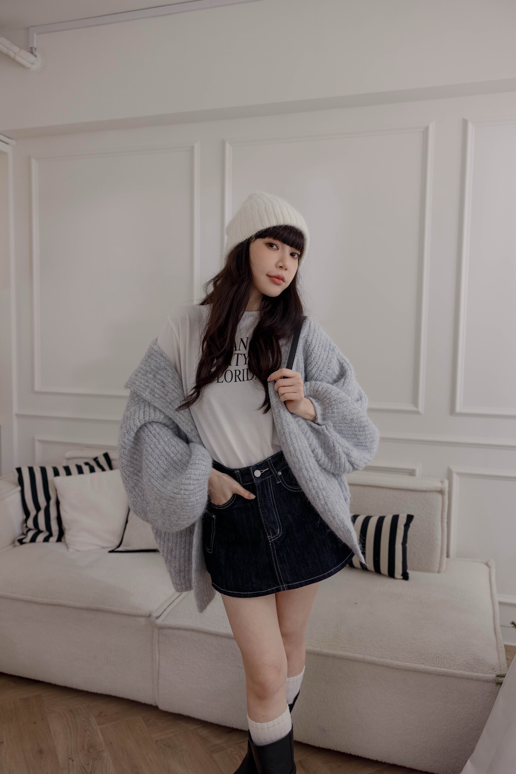 （現貨）#AE133 磨毛字母短T(白/咖/深灰)