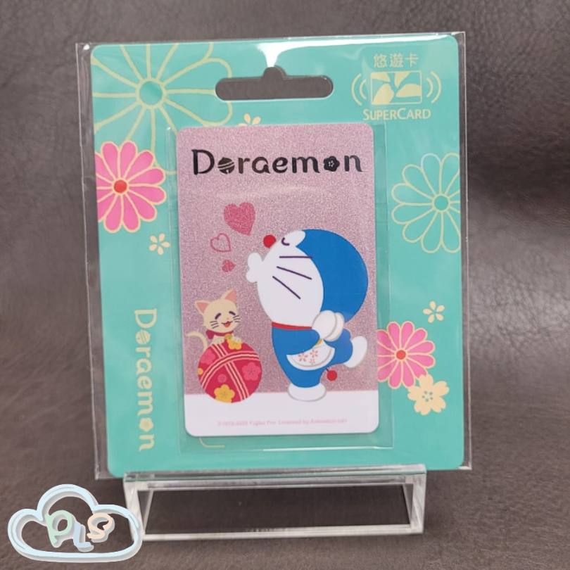 現貨 台灣悠遊卡和風Supercard B咀 (不含儲值金) 多啦A夢 粉紅色 #30106