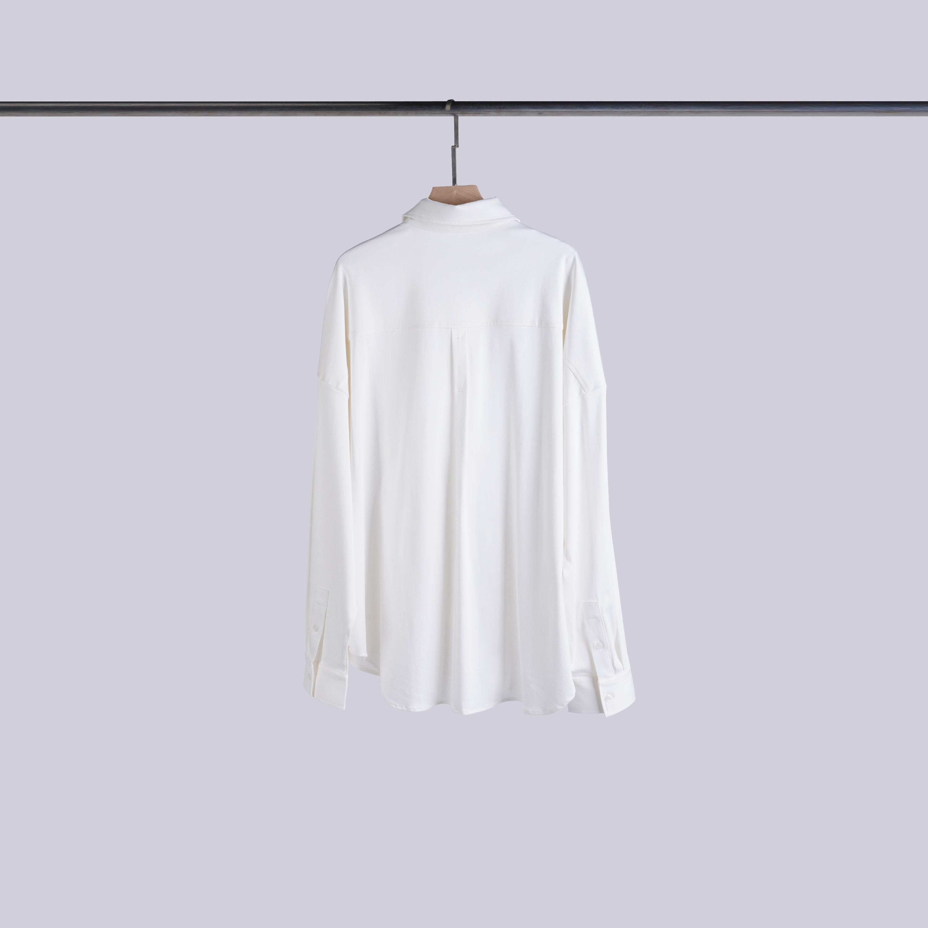 設計感雙口袋襯衫 | M-XL | 百搭白