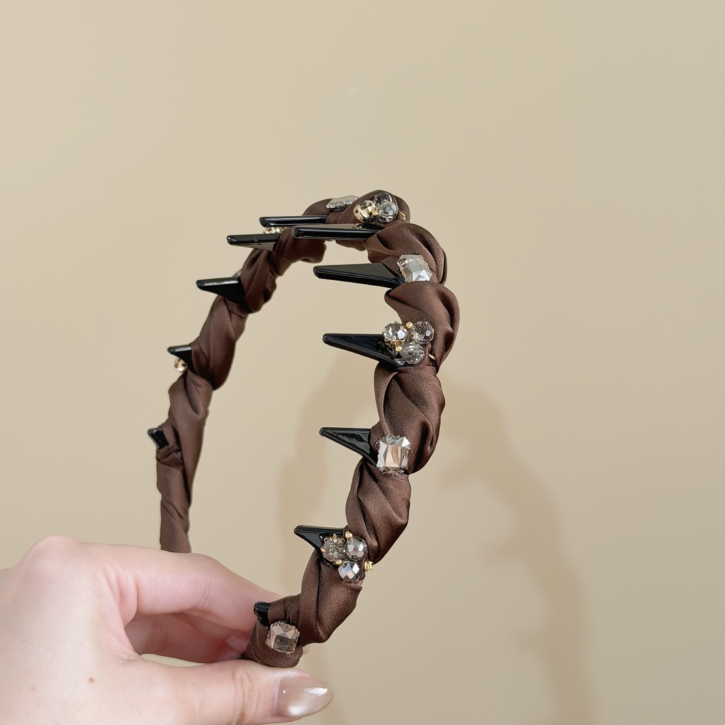 Z431水晶帶爪髮箍