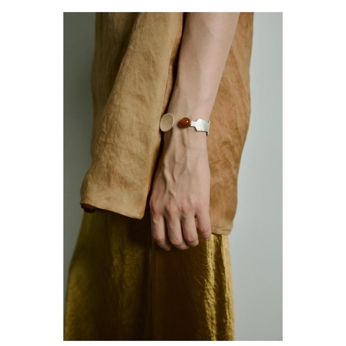 No.9117 圓勺燒白手環