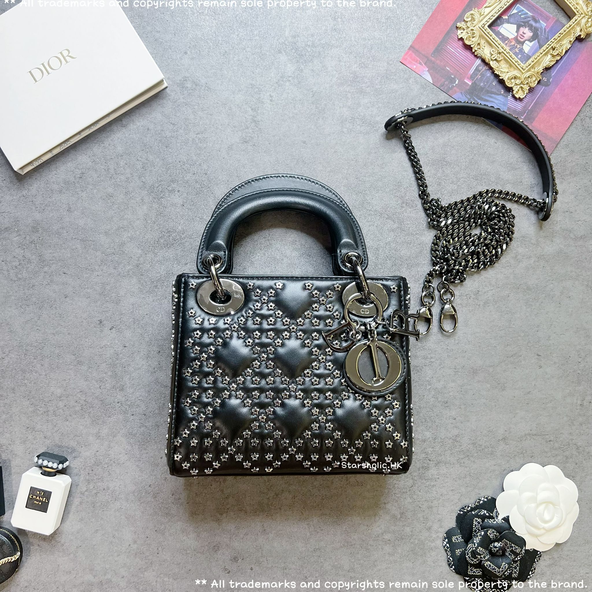 「SOLD」 DIOR  Mini Lady 三格戴妃包*星星特別版*