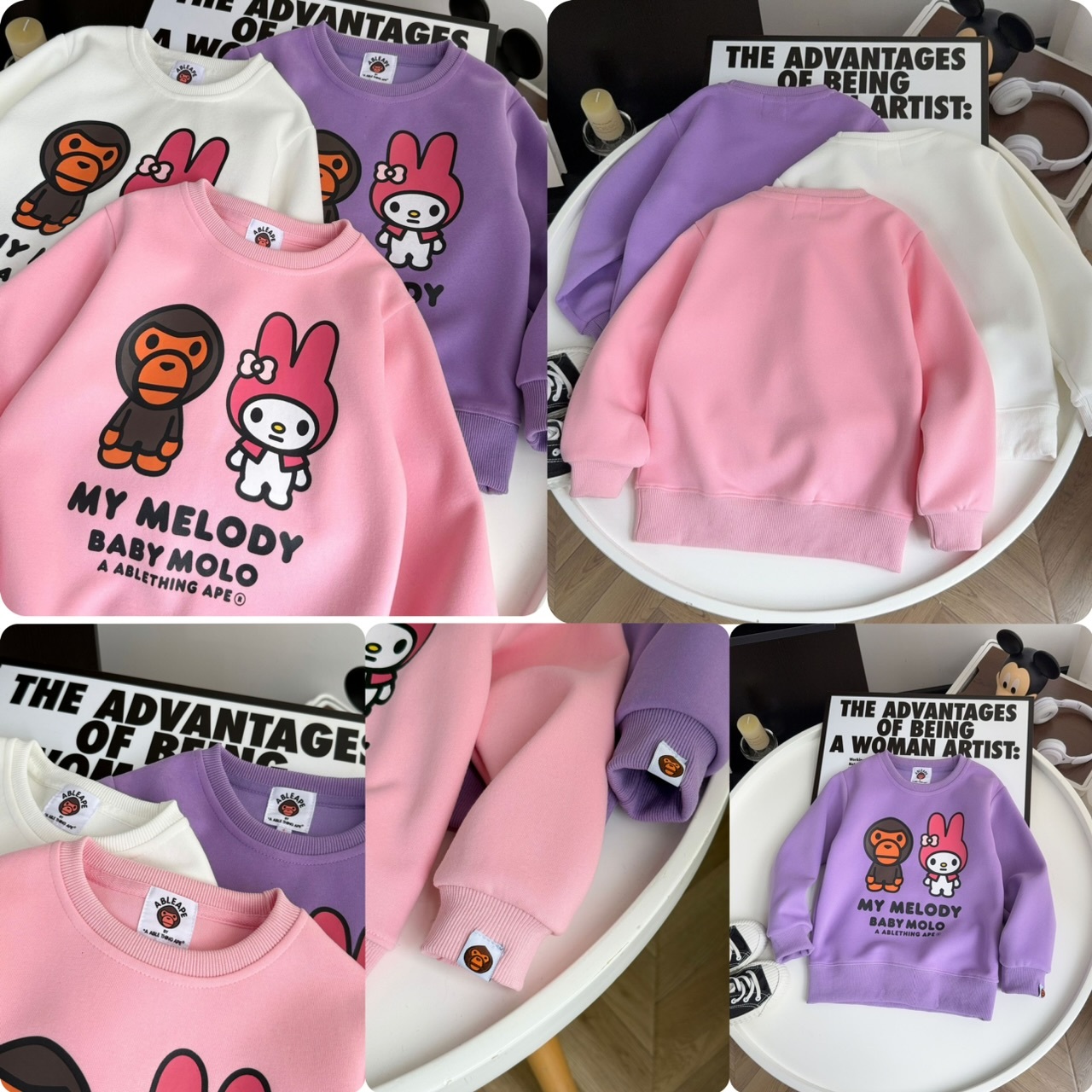 兒童猿人x Melody絨底衛衣-2502638