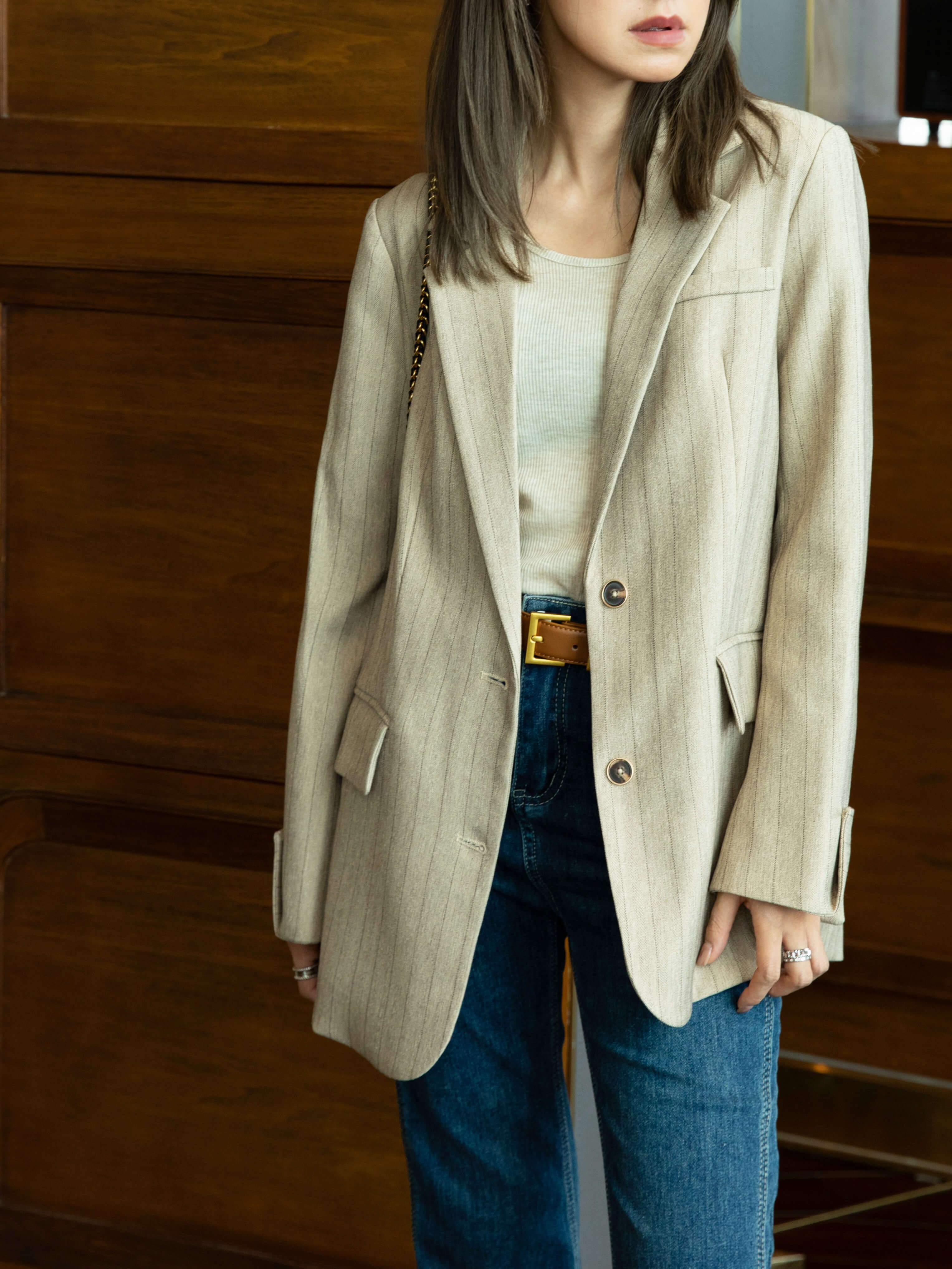 Tailored Striped Viscose-Blend Blazer_BZ2510L18