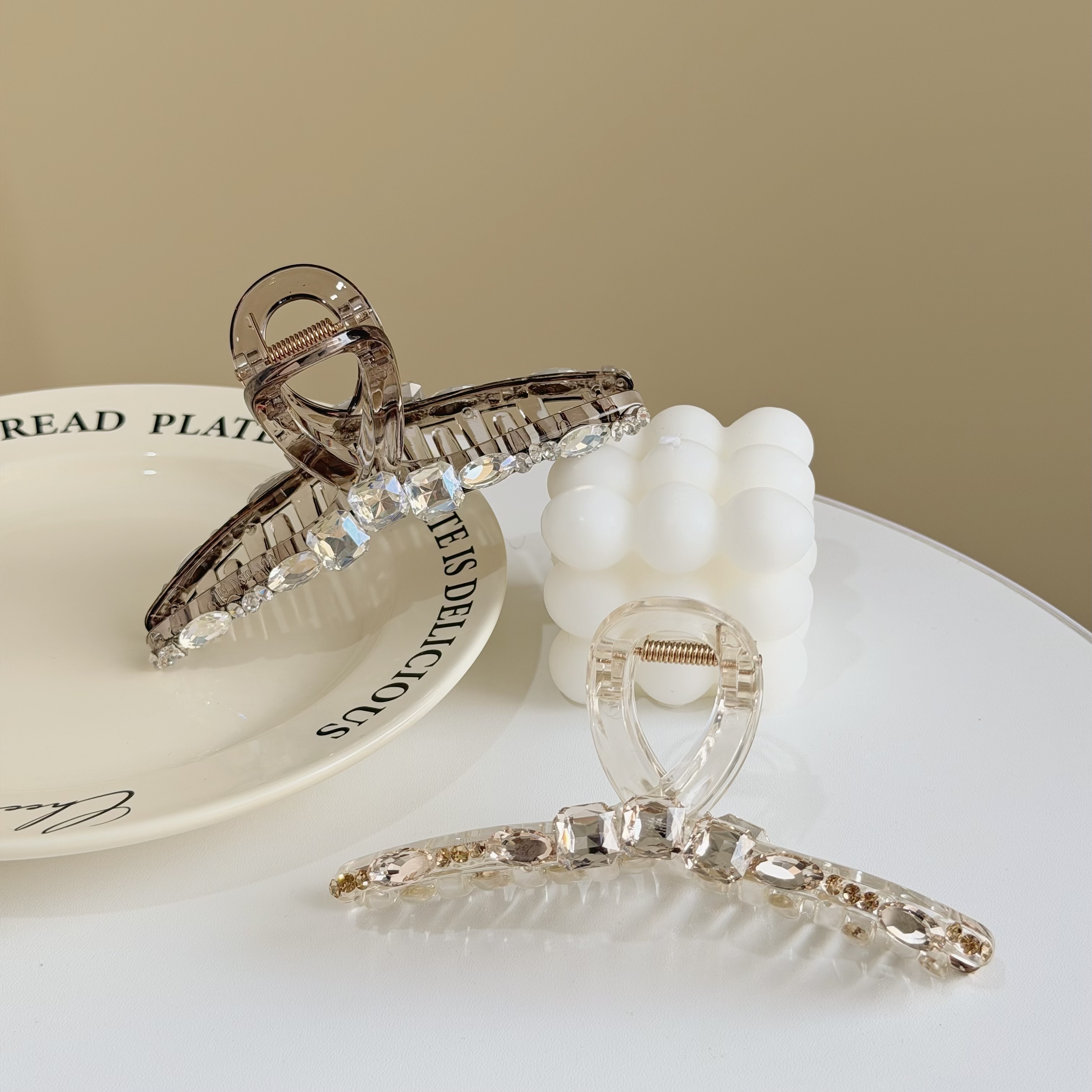 Z504亮鑽鯊魚夾【接髮/髮量多🉑】