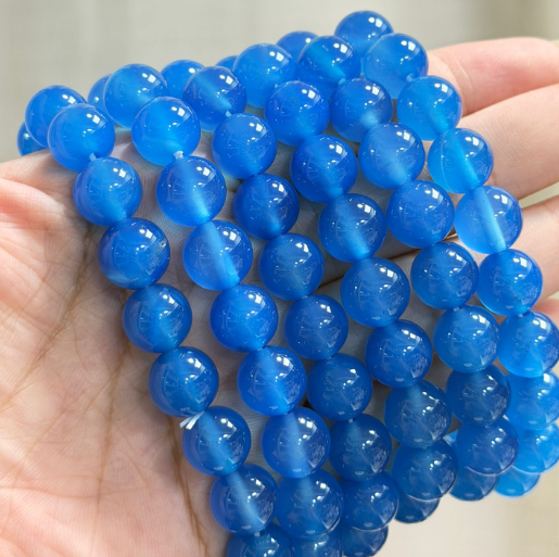 251108-C30 10mm+藍瑪瑙手串