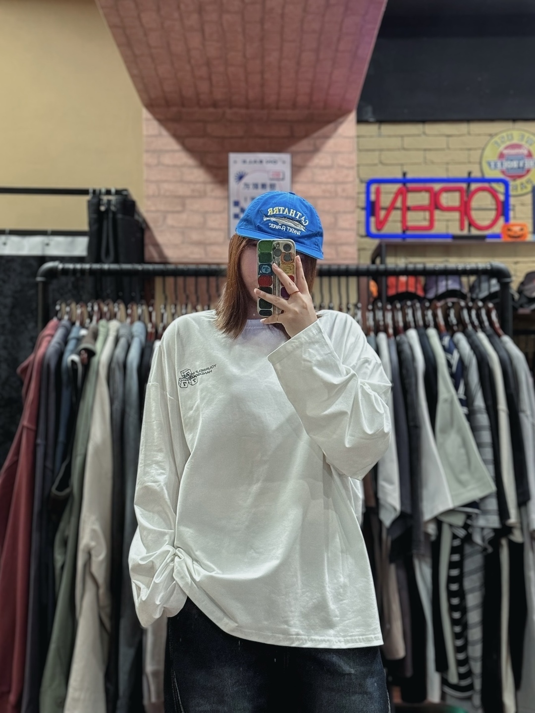 率性黑白骰子圖騰長TEE