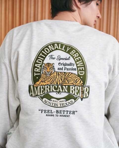 【POWER TO THE PEOPLE】復古釀造老虎大學TEE