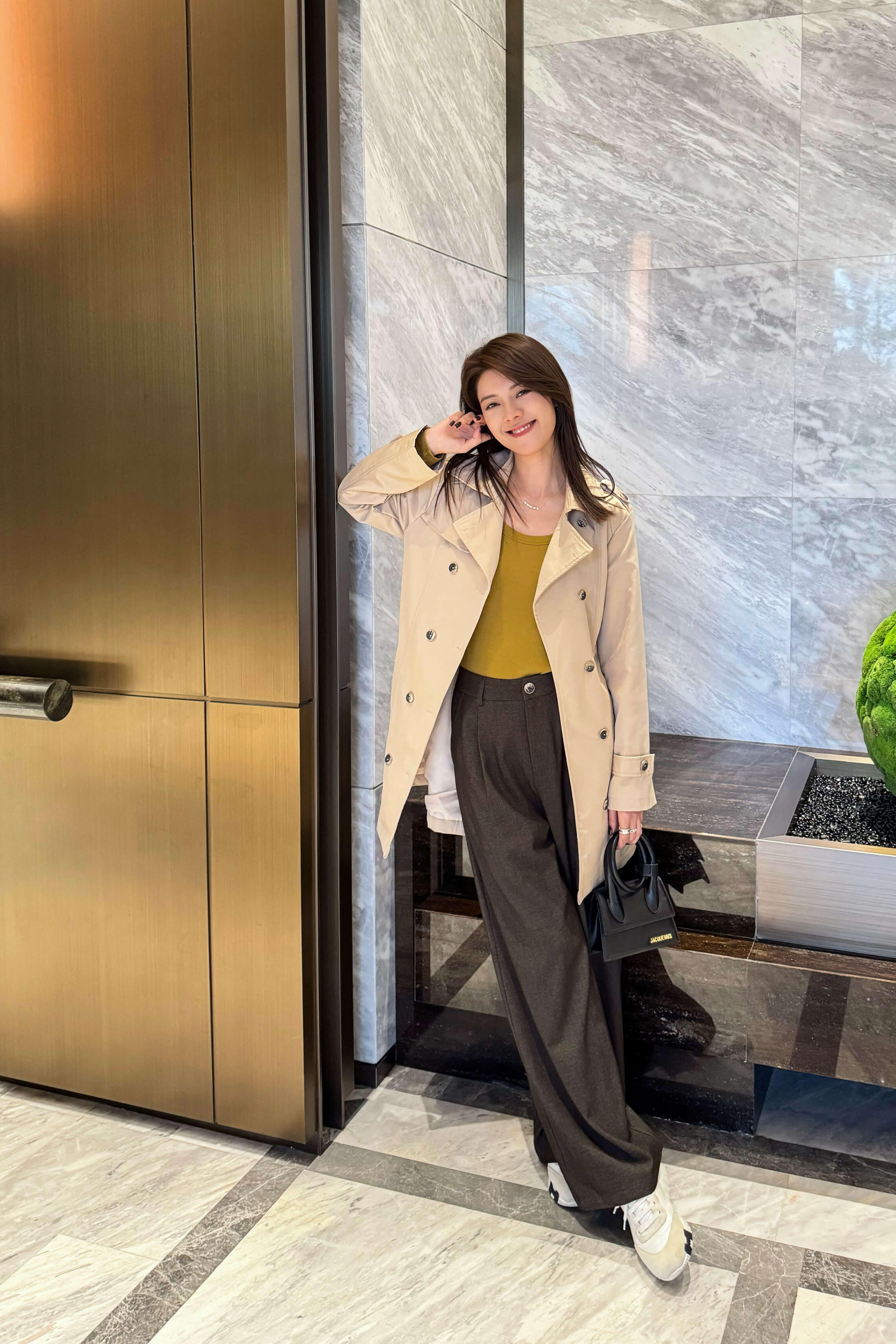 Tailored Front Pleat Wide Leg Pants_PT2512L01