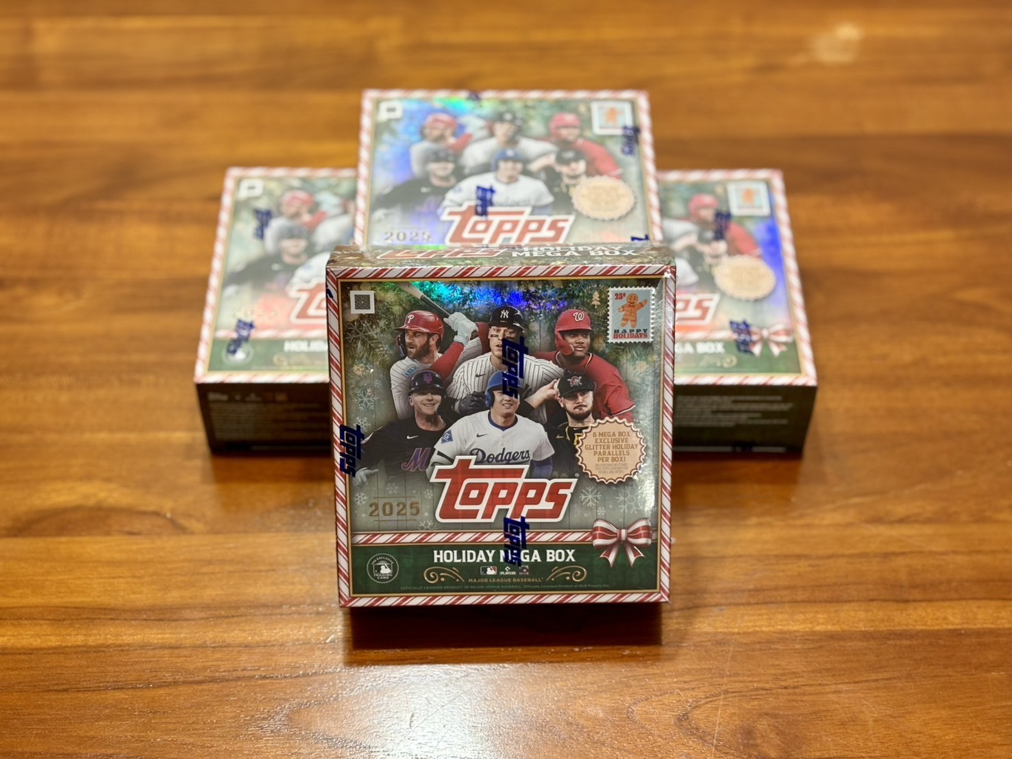 2025 Topps MLB Holiday Baseball Mega Box 球員卡 卡盒