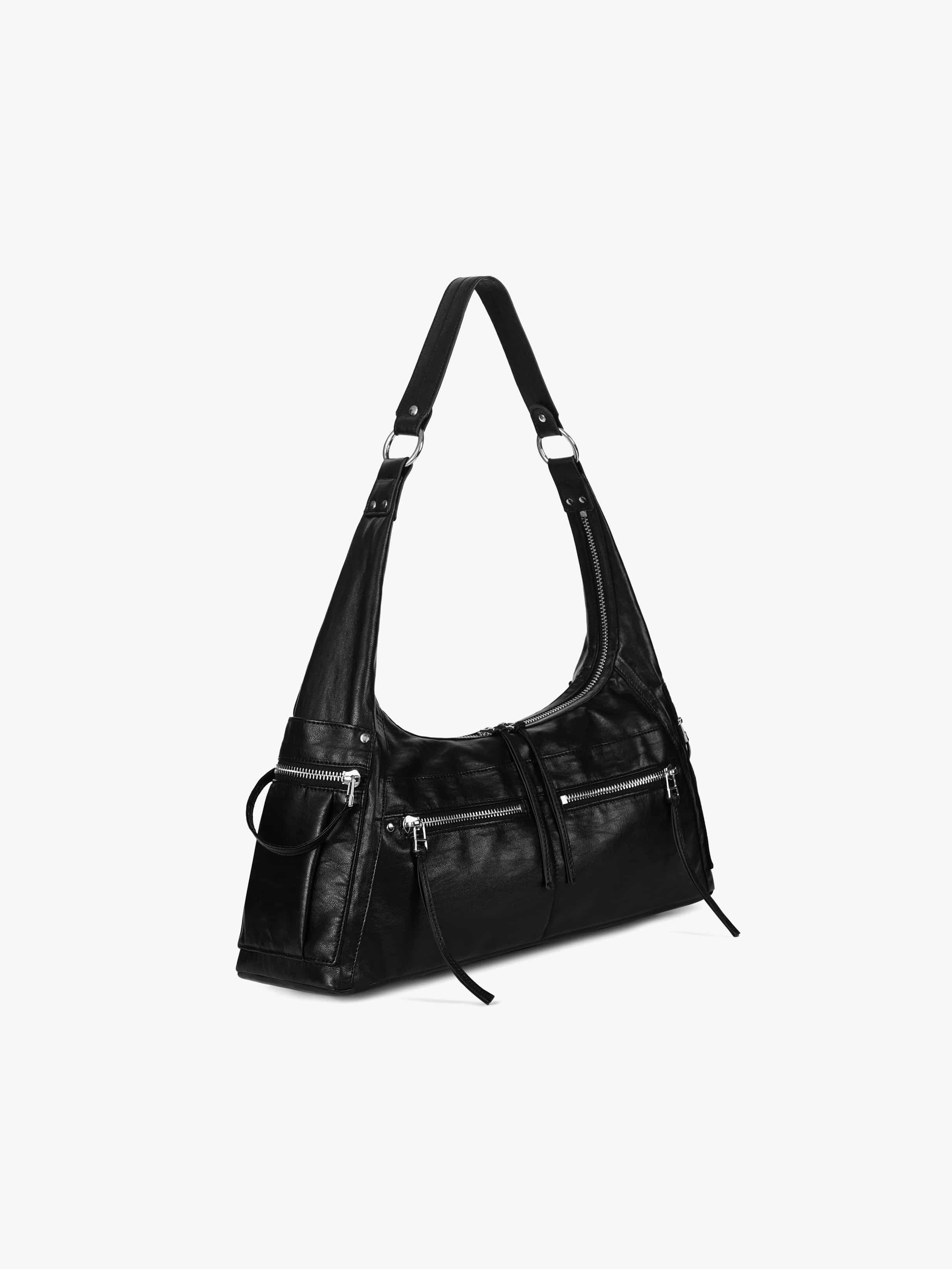 fennec - READY HOBO BAG - BLACK