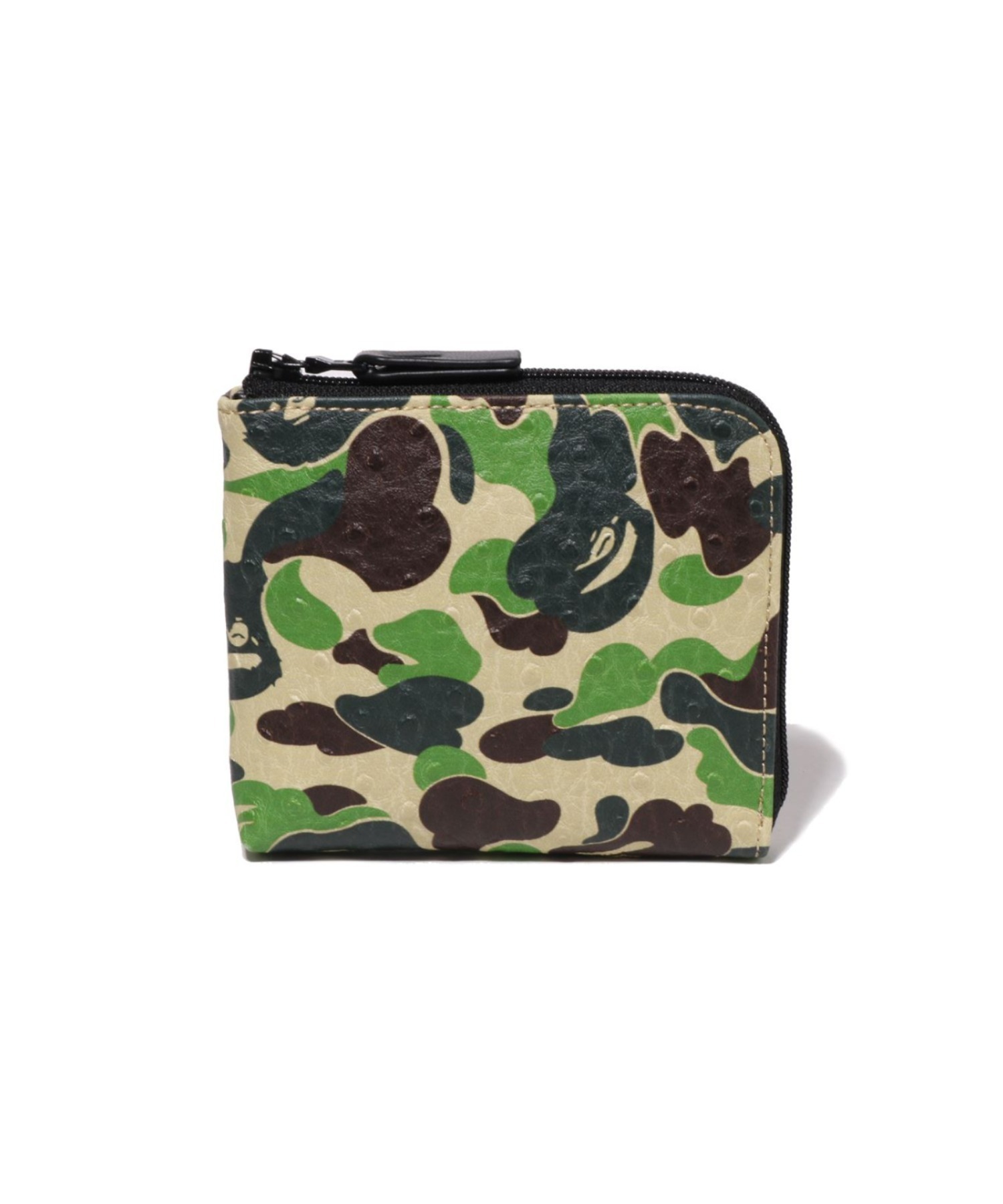 BAPE 迷彩 卡夾 皮夾 拉鍊 錢包 ABC CAMO MINI ZIPPED WALLET 1L80190013