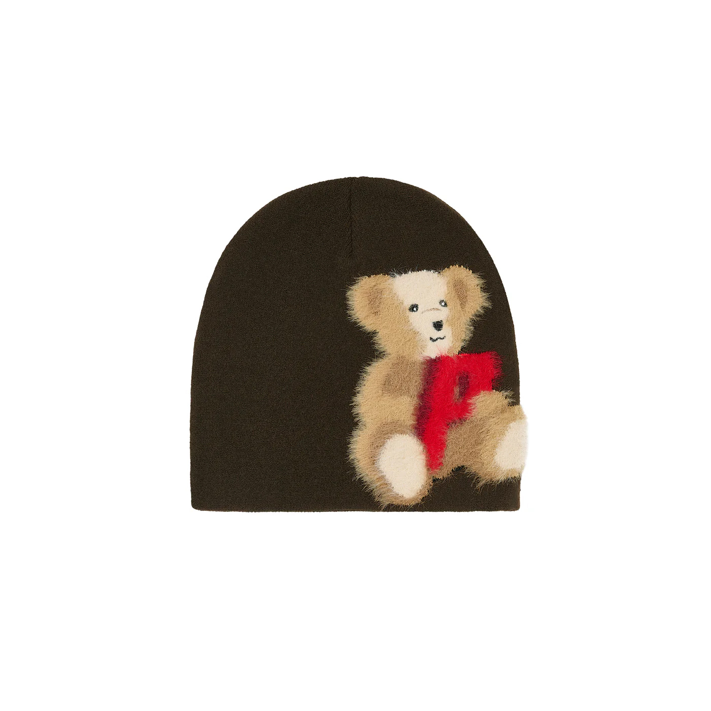PALACE P BEAR NEIN  CUFF BEANIE 小熊 泰迪熊毛帽 黑色/咖啡色