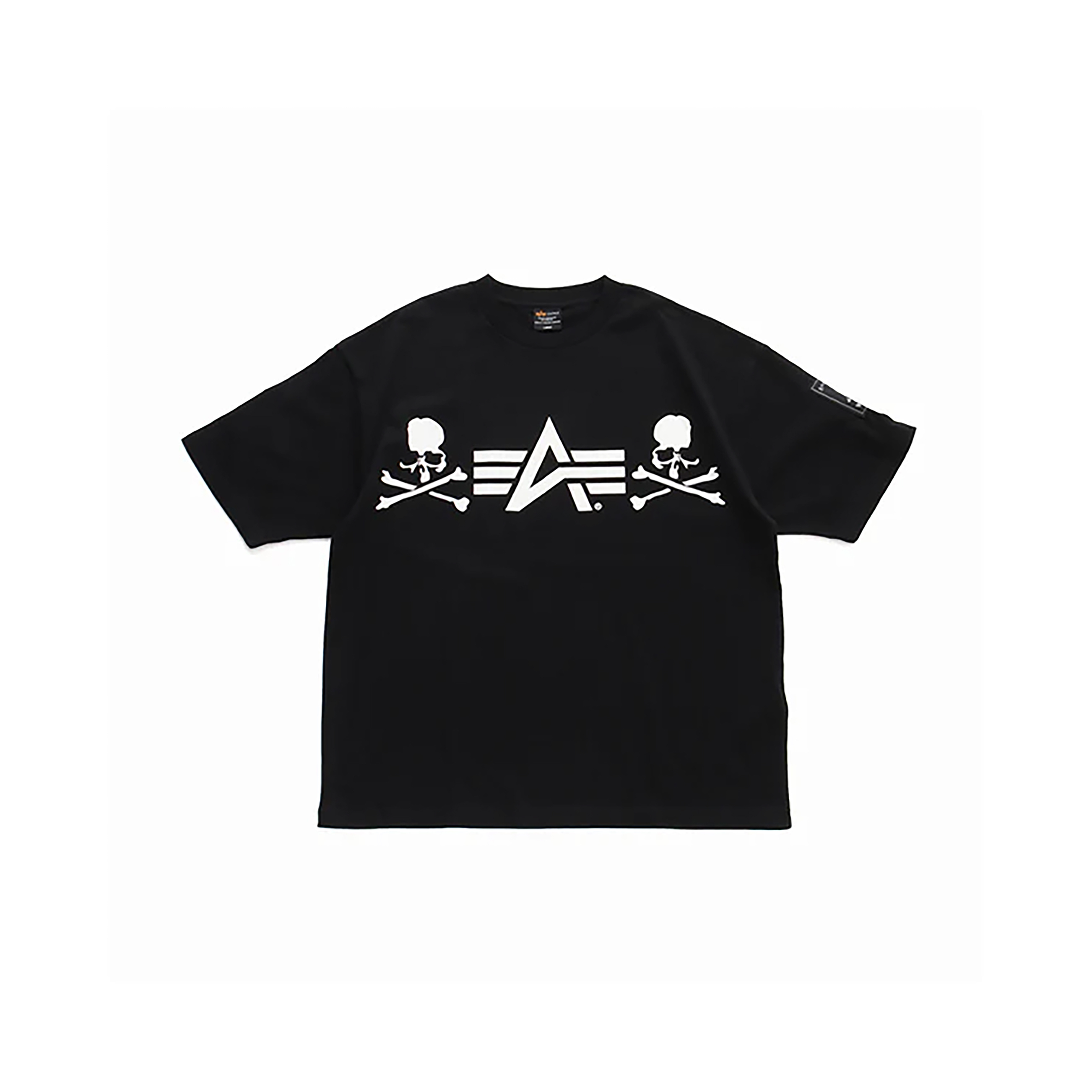 MASTERMIND WORLD X ALPHA INDUSTRIES MMW TEE 聯名款 FW25 短T-MW25F-C15-TS215-012
