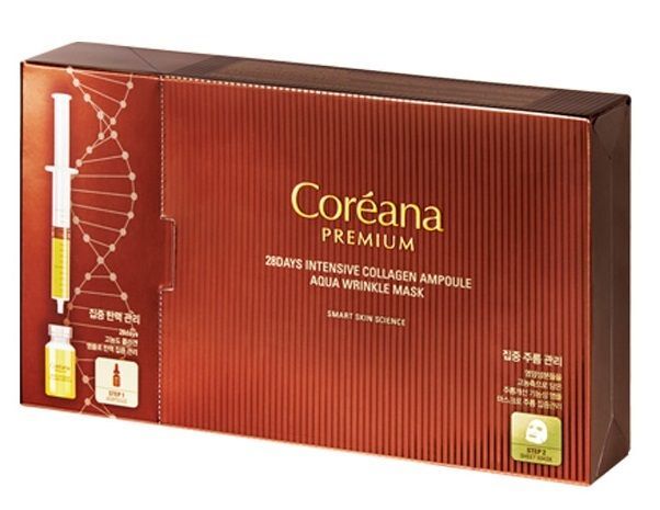 高麗雅娜28天膠原抗皺精華面膜 (2ml+25ml)*10片裝 (平行進口)