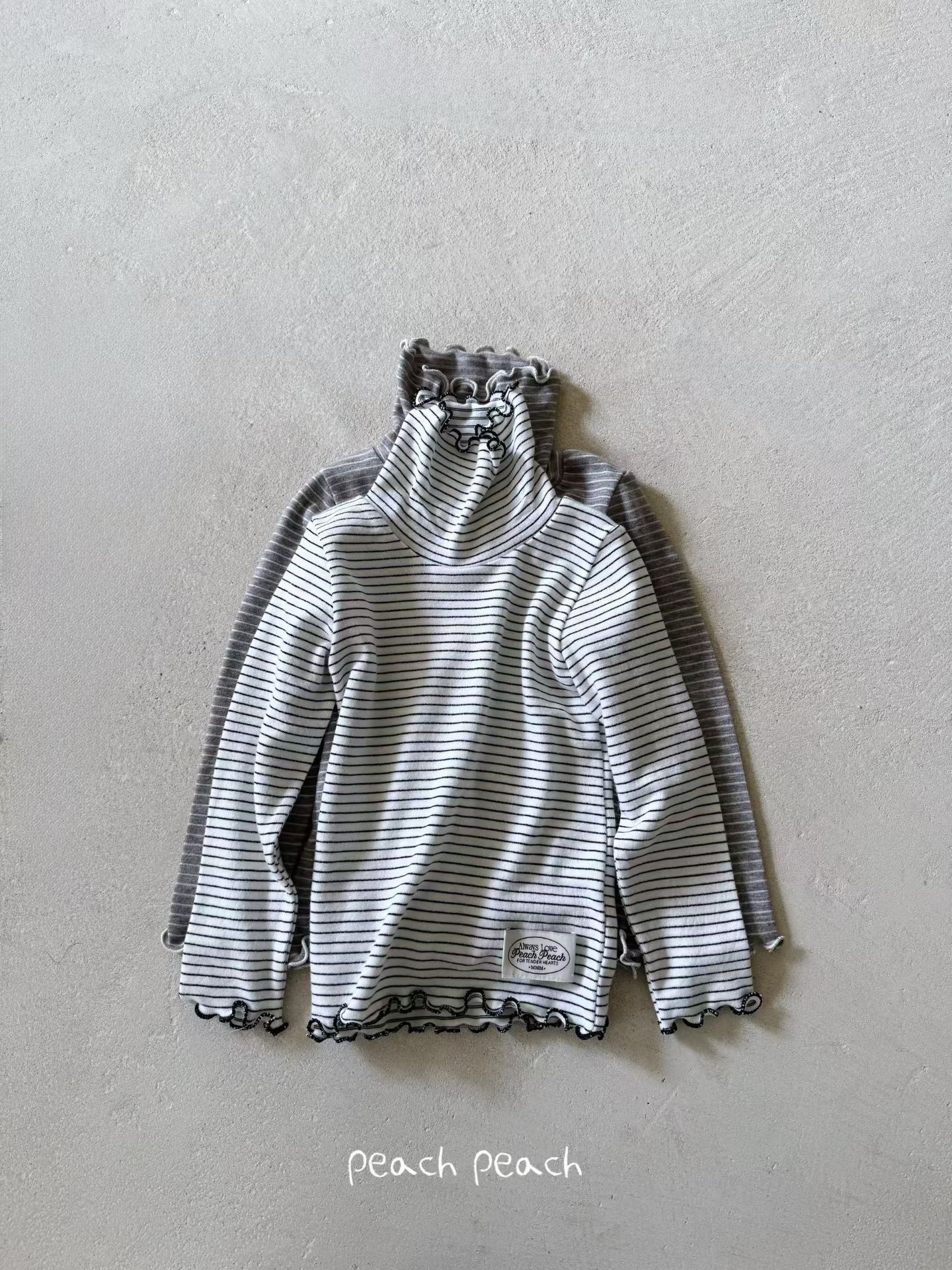 Peach Peach Pompom Polar Tee