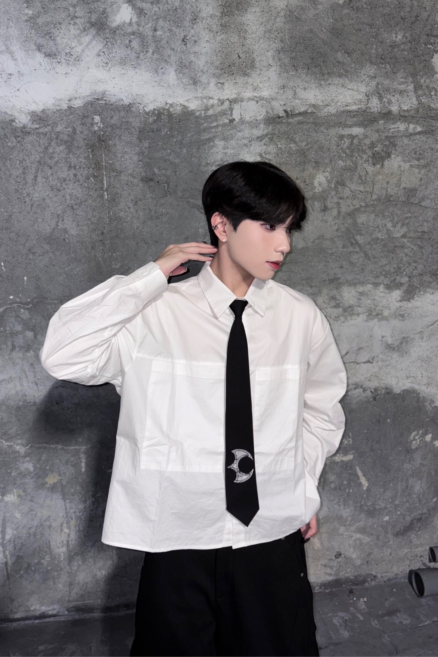 (GOAL) DCM TIE 拉鍊式 打結 免打 學院 正裝 韓系 星星 穿搭 領帶