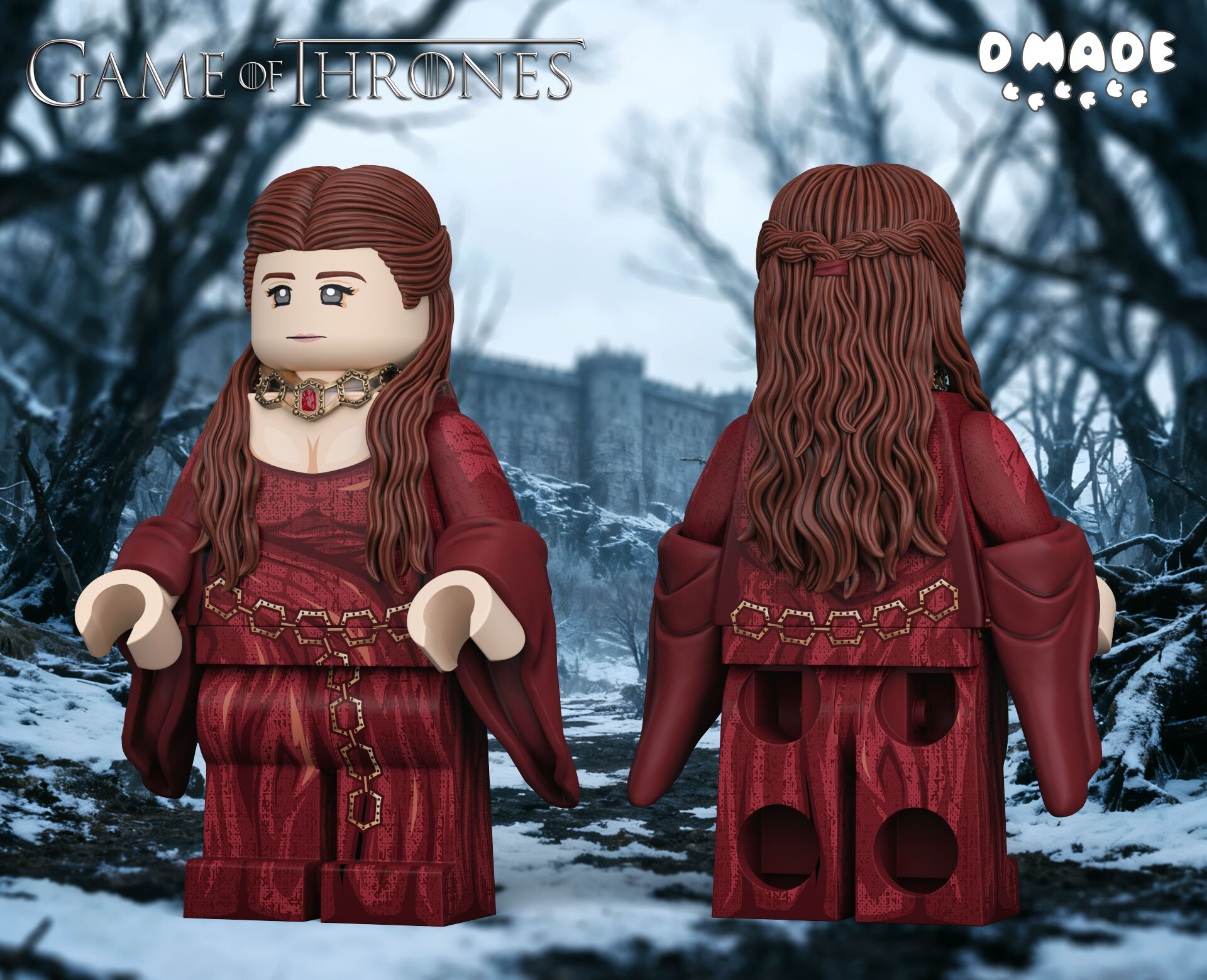 [Dmade][Preorder] Game of Thrones Series: Red Priestess, Melisandre [UVprinted]