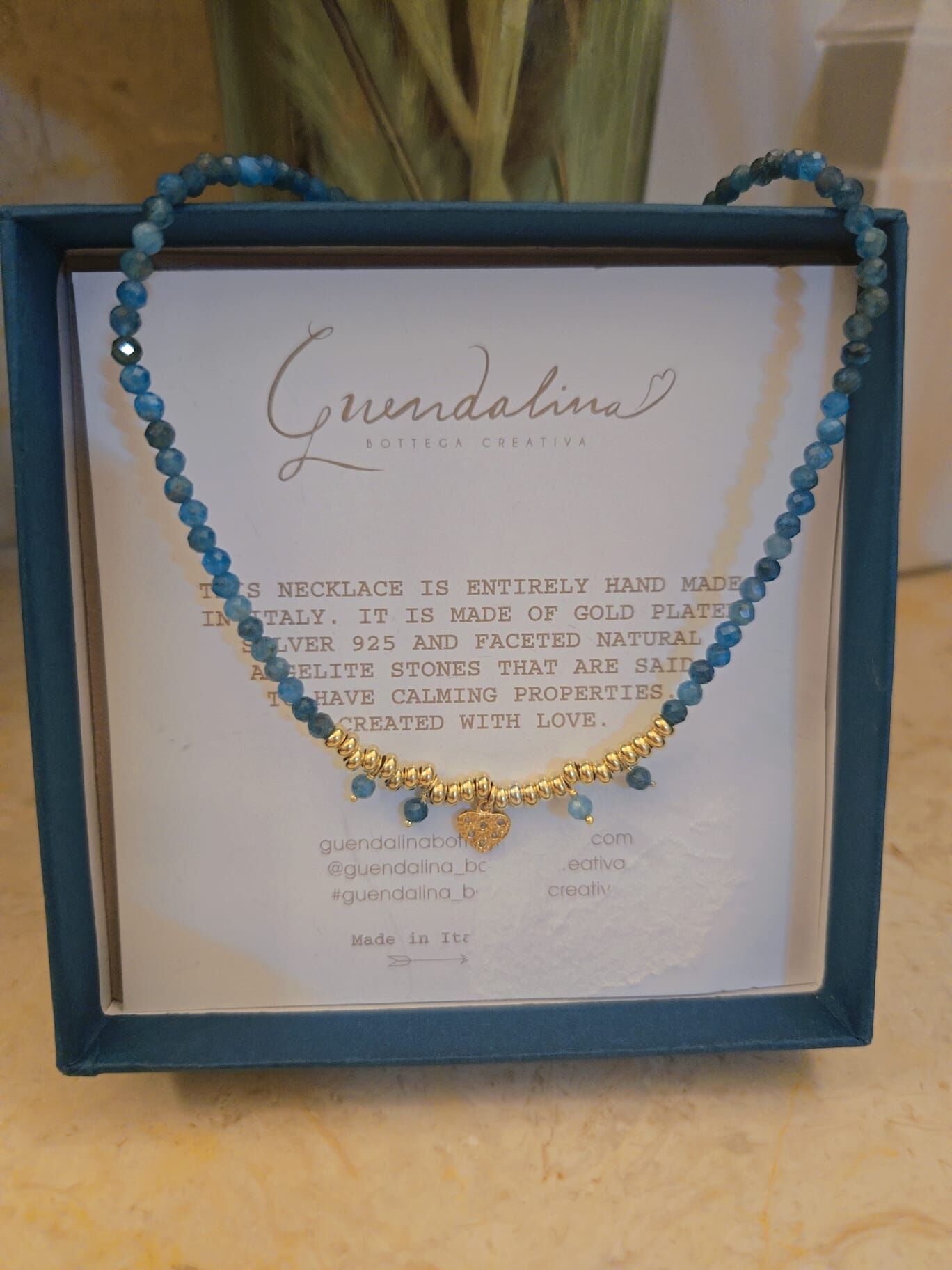 英國代購 (獨立訂單)--GUENDALINA MADE IN ITALY NECKLACE #B