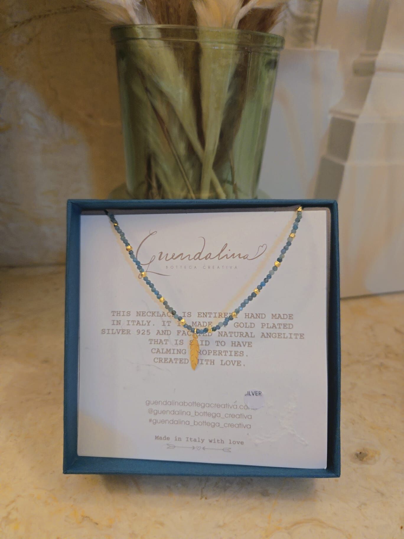 英國代購 (獨立訂單)--GUENDALINA MADE IN ITALY NECKLACE #C