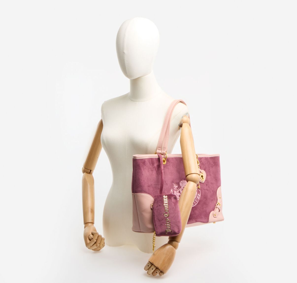 英國代購 (獨立訂單)-UICY COUTURE  Velvet Twig Shopping Tote Bag&nbsp;With&nbsp;Wallet