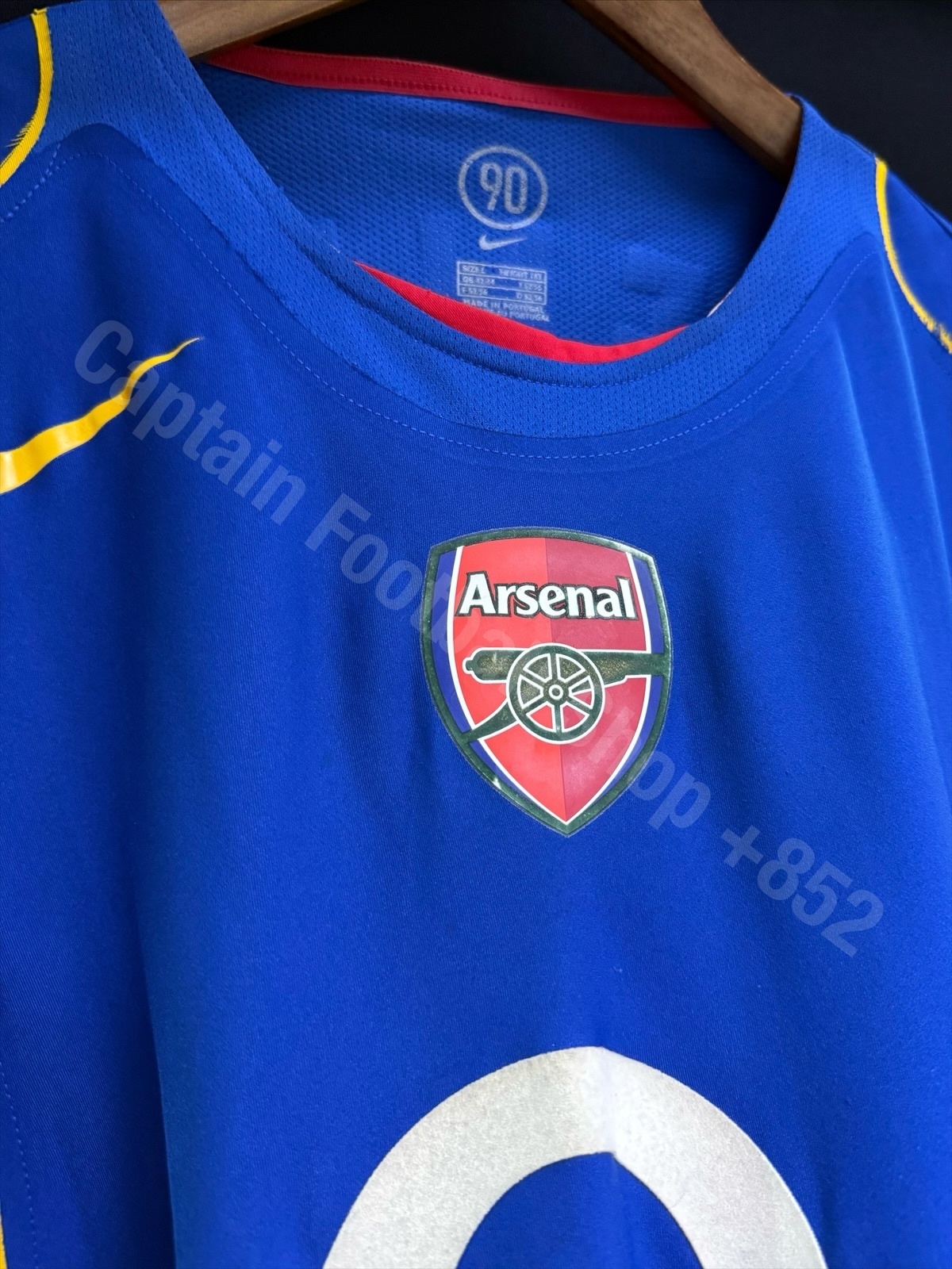 Match Issue) Arsenal 2004-2005 Nike L/S Away Match Iss