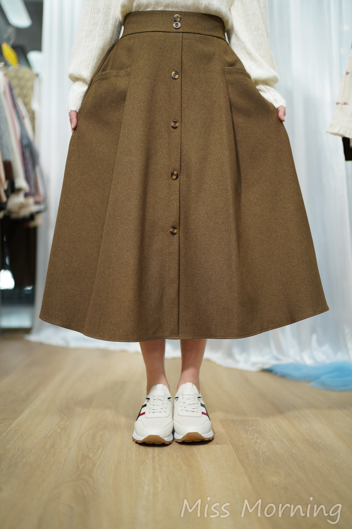 高質又顯瘦傘裙(34040)