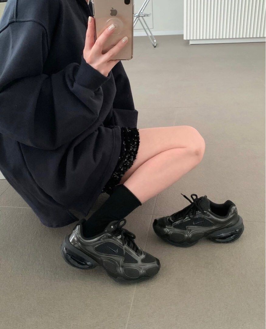 <撿一波Nike🎯> Nike Air Max Muse Metallic Silver 金屬黑 全黑