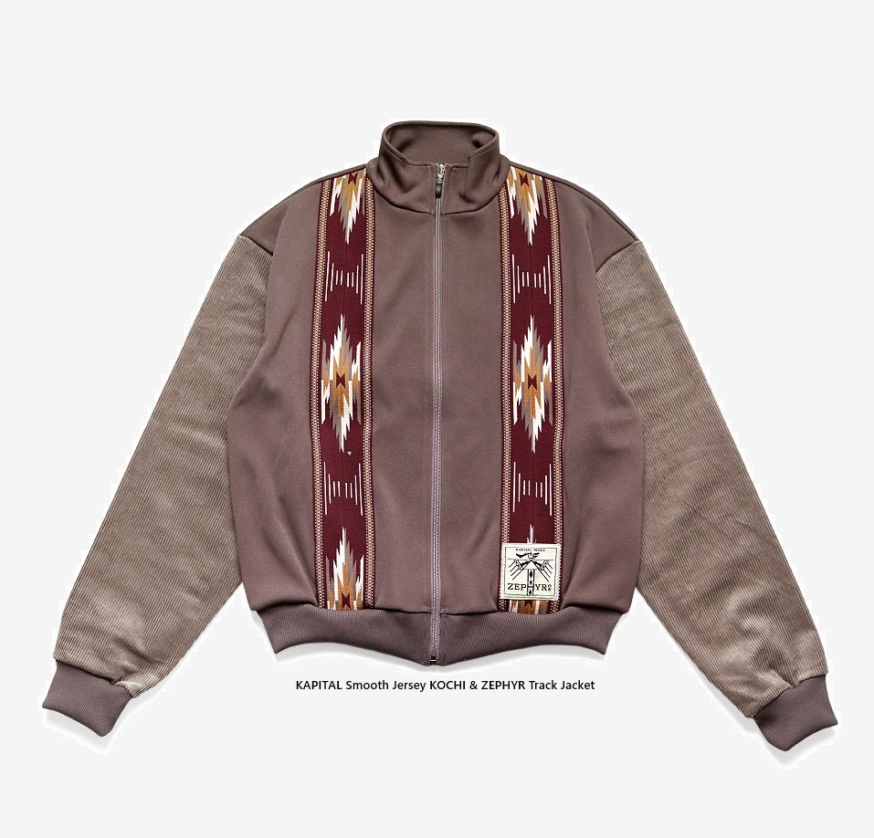 KAPITAL SMOOTH JERSEY KOCHI & ZEPHYR TRACK JACKET - PRE ORDER ITEM (預訂中)