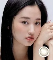 [日版限定][散光] Lensme Torica Kiss Ash Brown｜散光彩妝隱形眼鏡