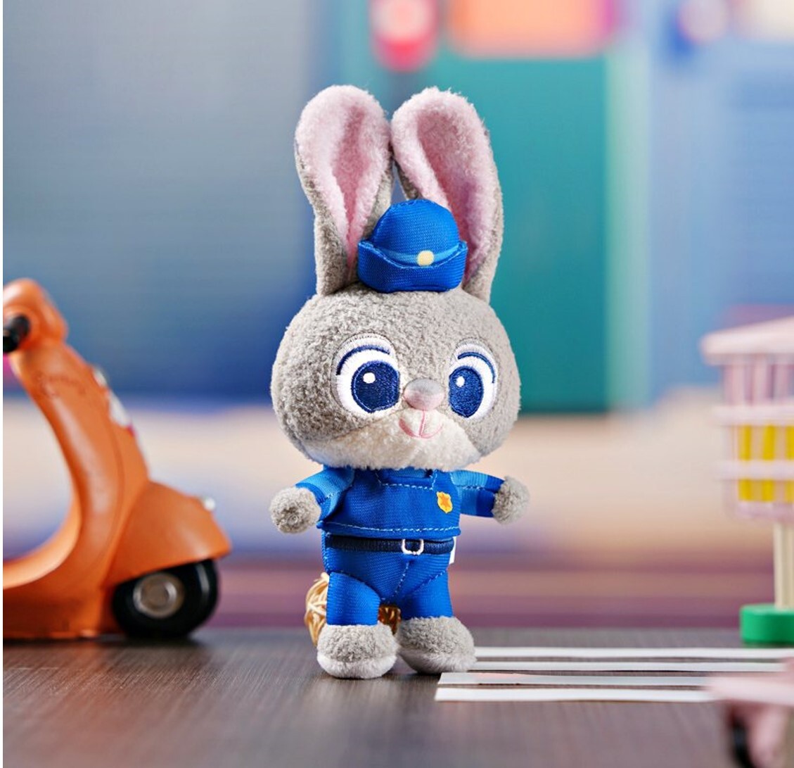 迪士尼優獸大都會 毛絨公仔掛件 鎖匙扣飾物 |朱迪