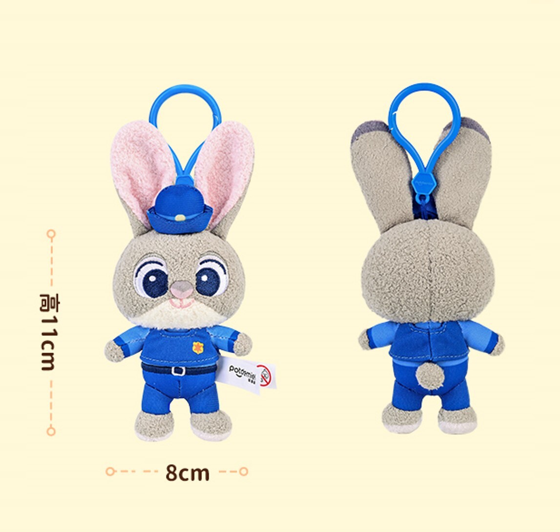 迪士尼優獸大都會 毛絨公仔掛件 鎖匙扣飾物 |朱迪