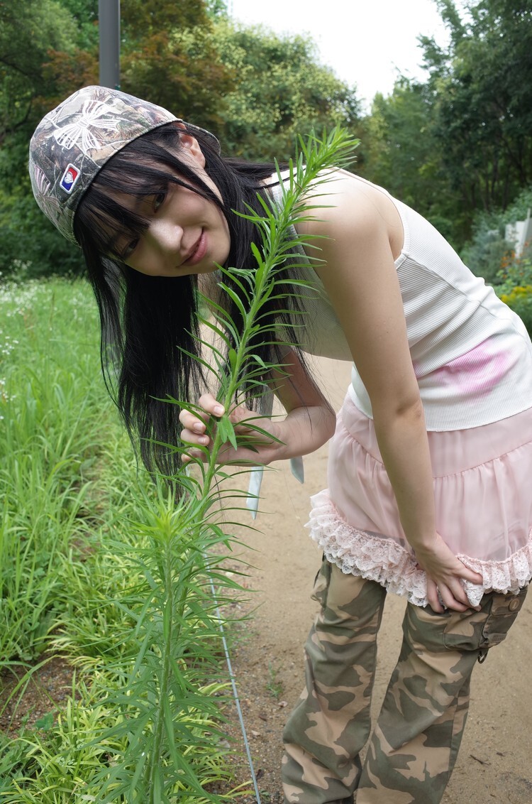 THE MUSEUM VISITOR 緞帶刺繡帽 樹木迷彩