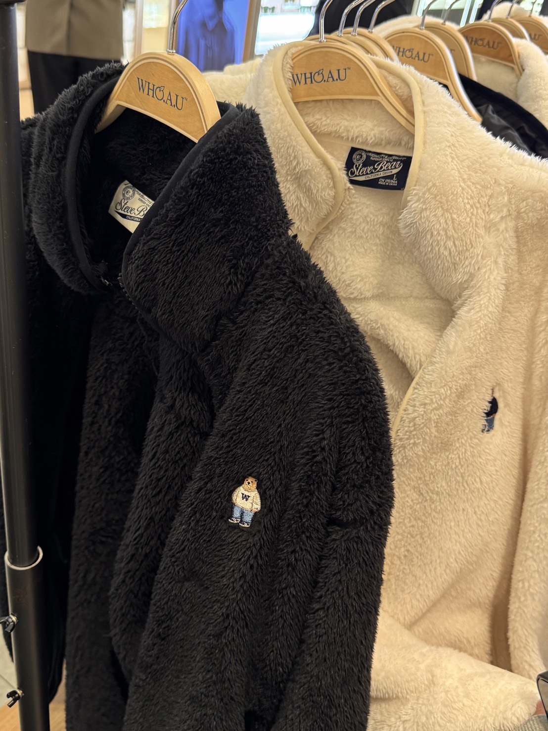 <快速出貨> WHO.A.U Steve 絨毛外套 兩色