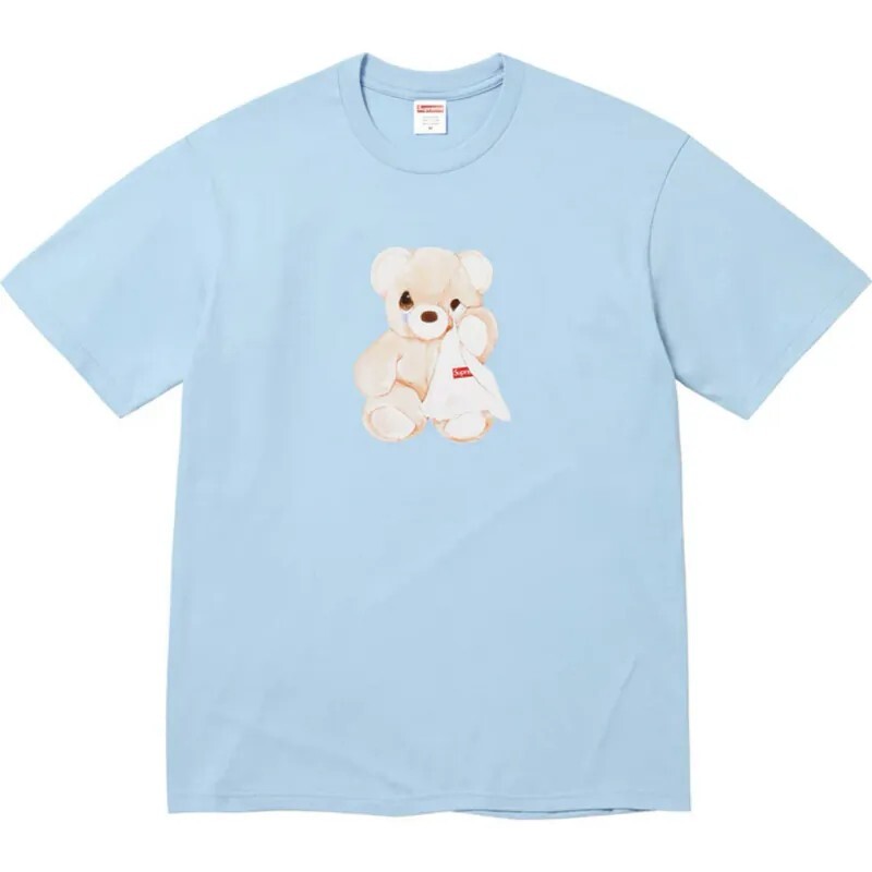 <快速出貨> Supreme 25SS Bear Tee 水藍/黑