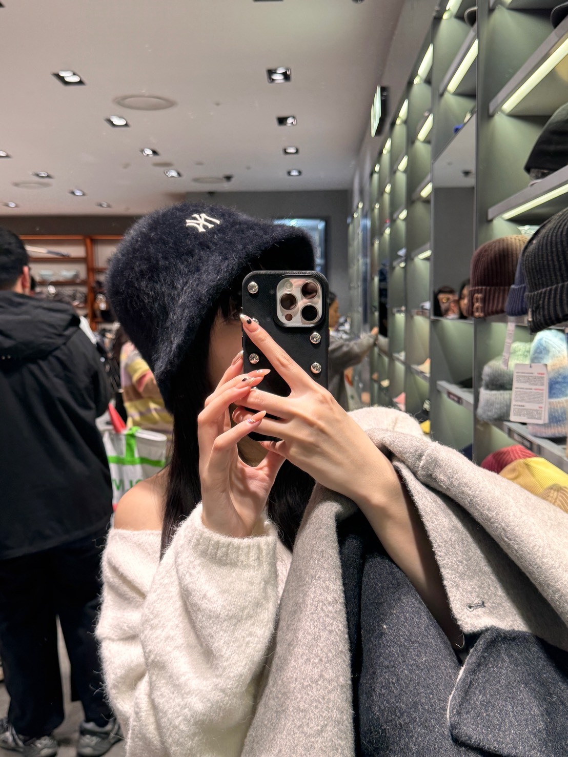 <🇰🇷小連線> MLB 安哥拉兔毛 圓頂 漁夫帽 兩色