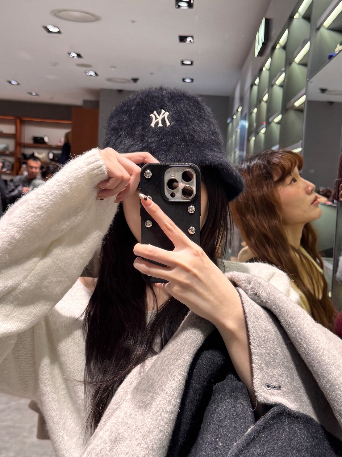 <🇰🇷小連線> MLB 安哥拉兔毛 圓頂 漁夫帽 兩色