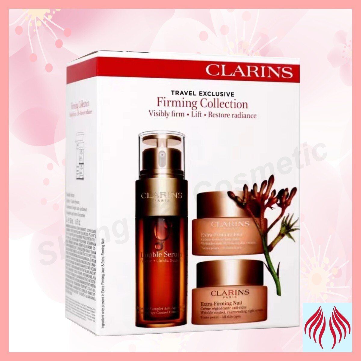 Clarins - 賦活雙精華煥顏緊緻三件套裝 [平行進口 3380810390247]