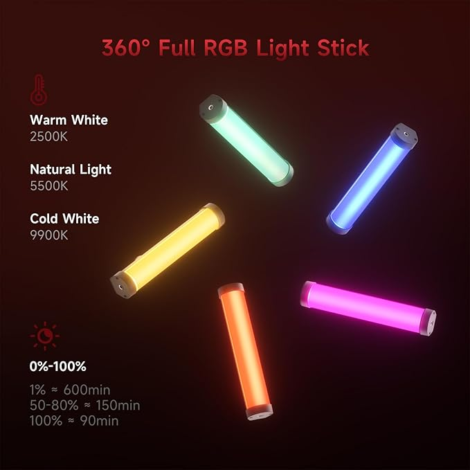 PHOTOOLEX B600 RGB Magnetic Tube Light