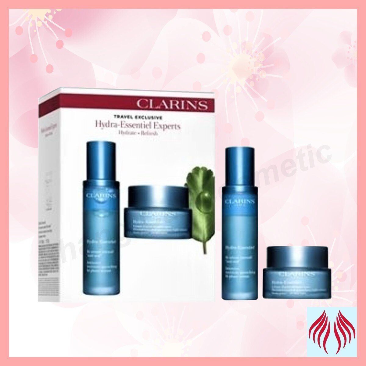 嬌韻詩水潤活肌保濕套裝 [保濕面霜50ml + 保濕精華 30ml][平行進口 3380810143249]