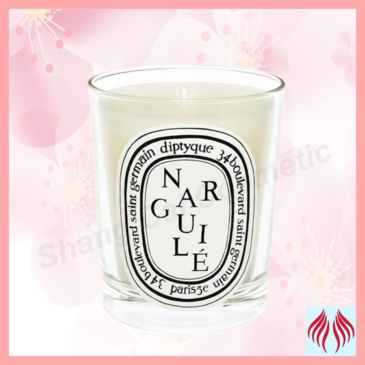 Diptyque - 芳香蠟燭 -清雅水煙 190g [平行進口 3700431417763]