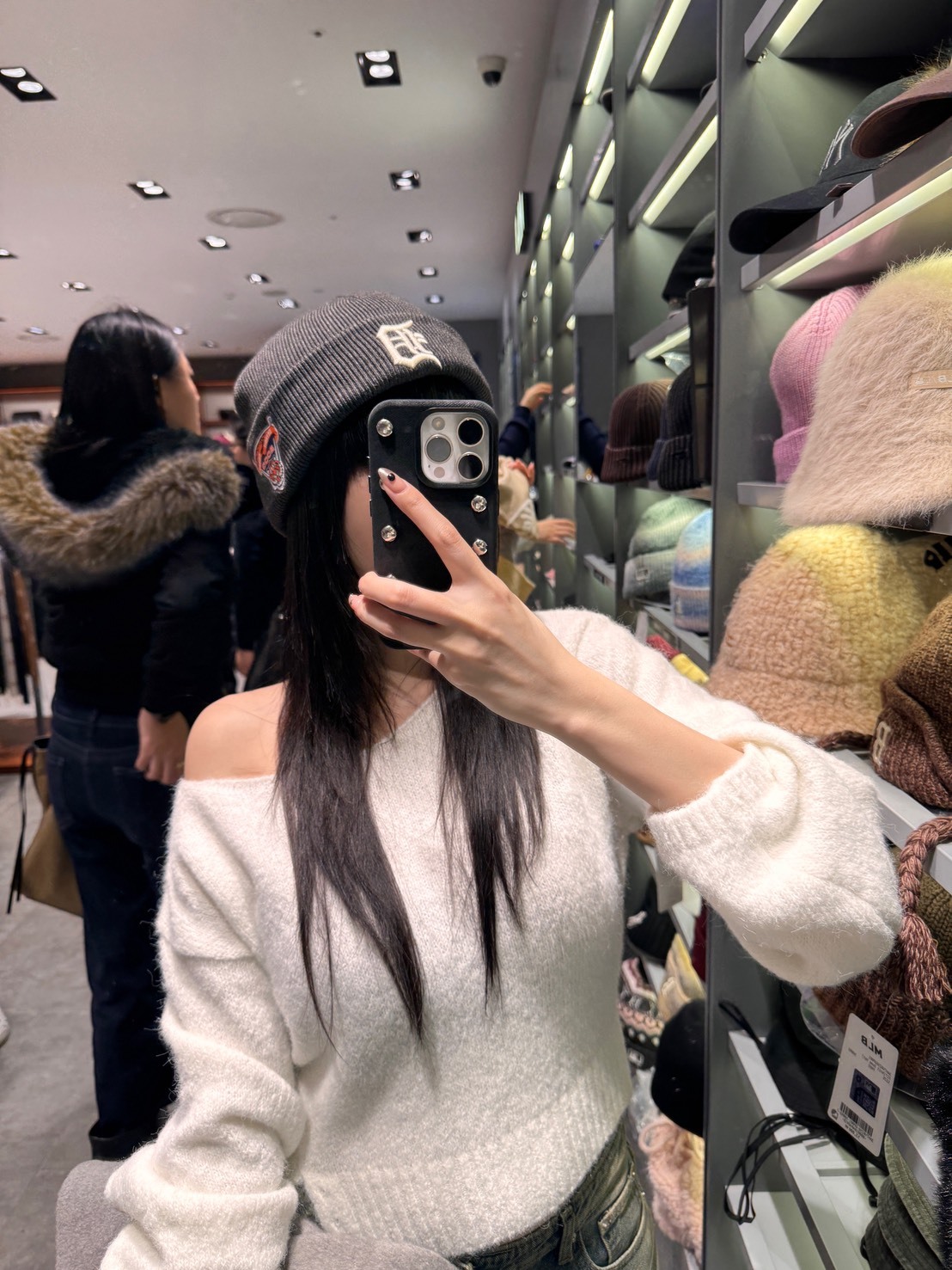 Karina同款🤩MLB 針織毛帽 三色